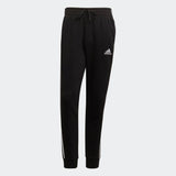 Men's Essentials Fleece Tapered Cuff 3-Stripes Pants