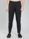 Adidas Solid Casual Men Black & White Track Pants
