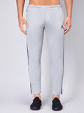 Adidas Solid Casual Men Grey with Black Stripes