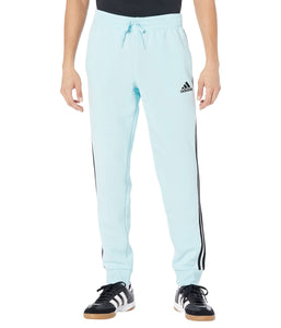 Men's Essentials Fleece Tapered Cuff 3-Stripes Pants